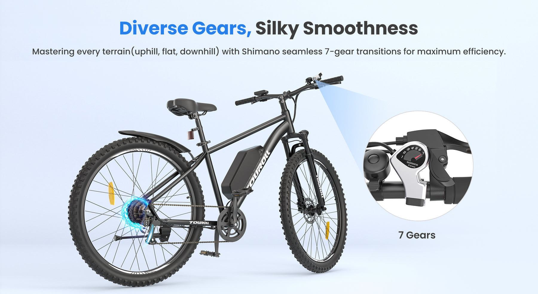 Elektrický bicykel Touroll U2